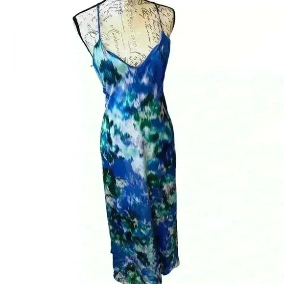 NICOLE MILLER NEW YORK Vibrant Maxi Dress 🦚 💙🩵💚💜 - Picture 5 of 8